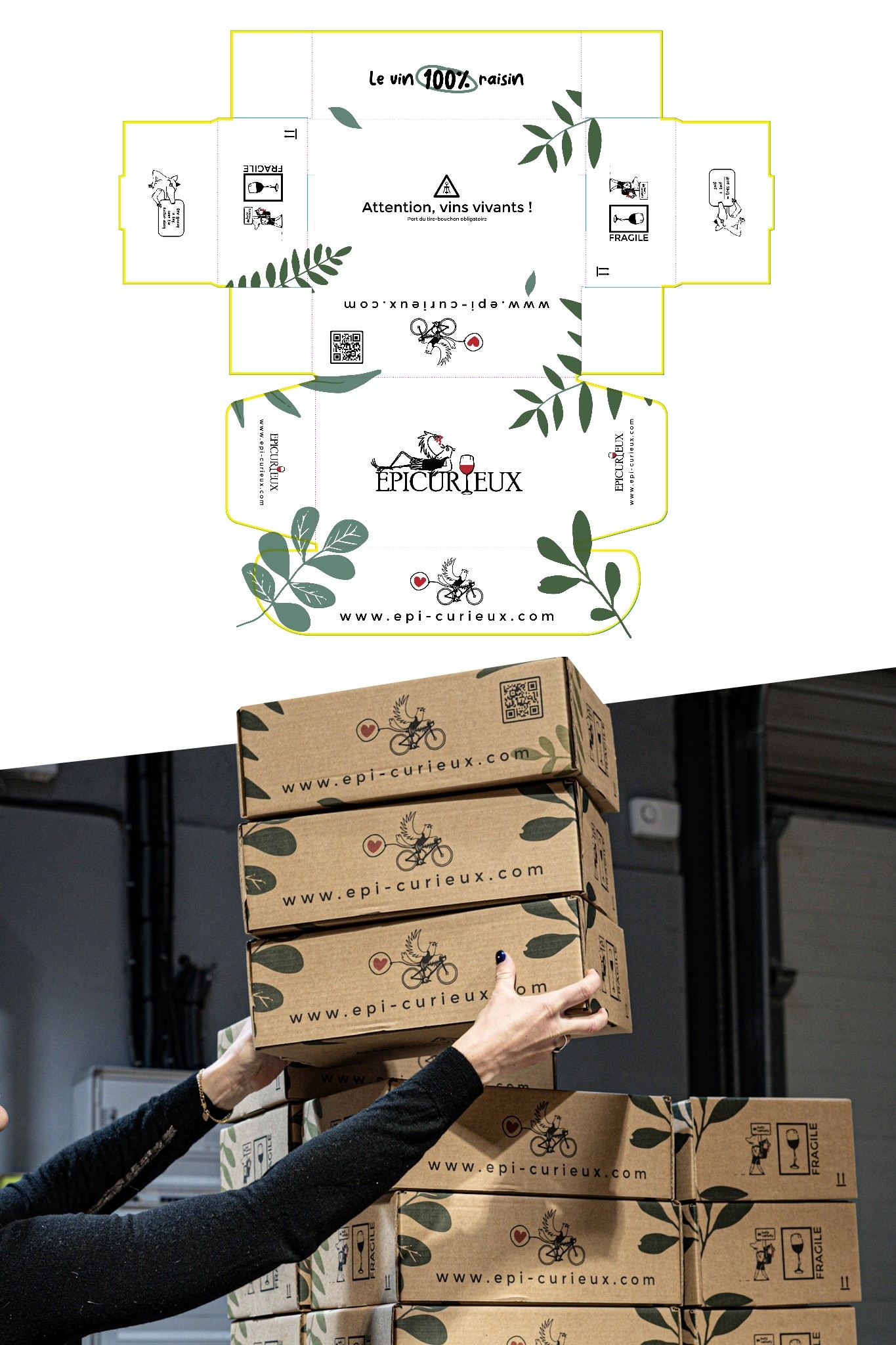 Packaging créé pour Épi-curieux